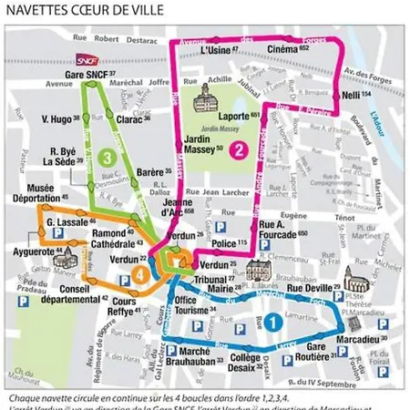 Le Voltaire -2 Chambres- 70m2- Hypercentre-parking-wifi Fibre- Nouvelle Literie Apartament